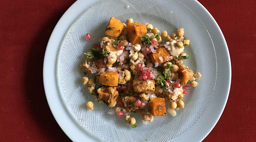 Ensalada otoñal de garbanzos